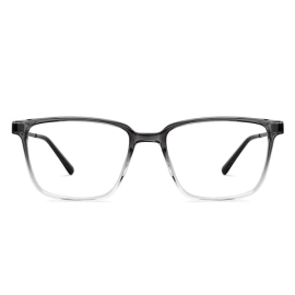 Gray Transparent Full Rim Rectangle
