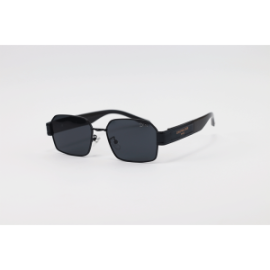 Versace - 2054 - Black - Metal - Rectangle - Sunglasses